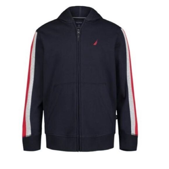 🎁 Nautica Fleece Zip Front Hoodie: Nautica
Polar Fleece Zip-Up boys sweater - Picture 1 of 8